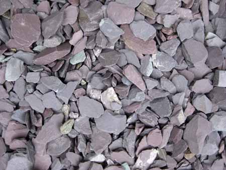 plum slate chippings 1 tonne